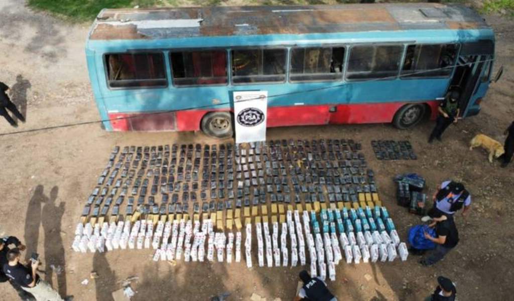 “Operativo PARTY BUS”: La PSA secuestró más de 365 kilos de droga en Salta