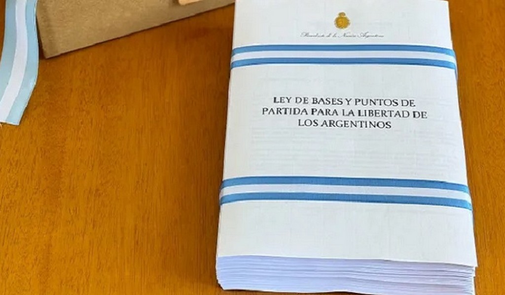 El 12 de junio se tratará la Ley Bases en el Senado