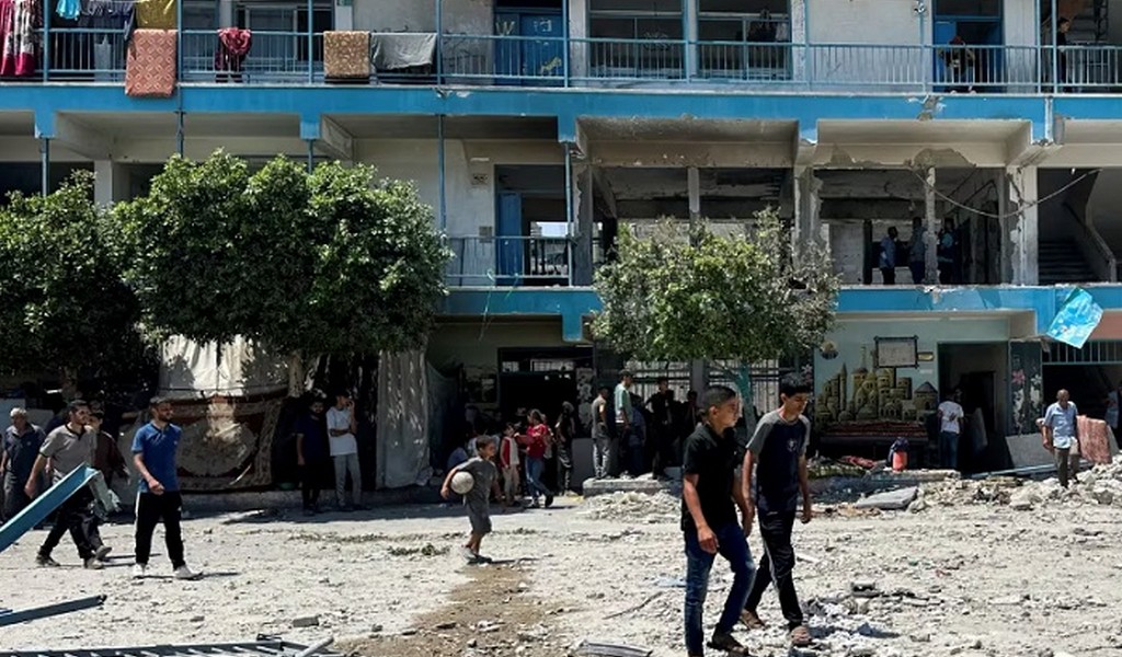 Israel bombardeó una escuela de la ONU en Gaza