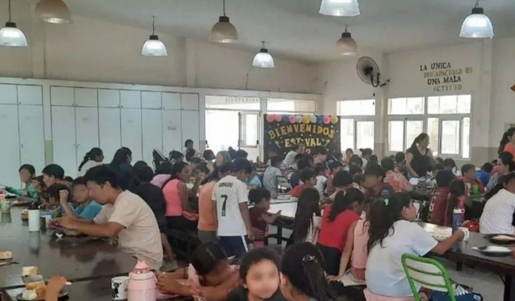 En 40 escuelas del interior de Salta dan de comer a niños en este receso de verano