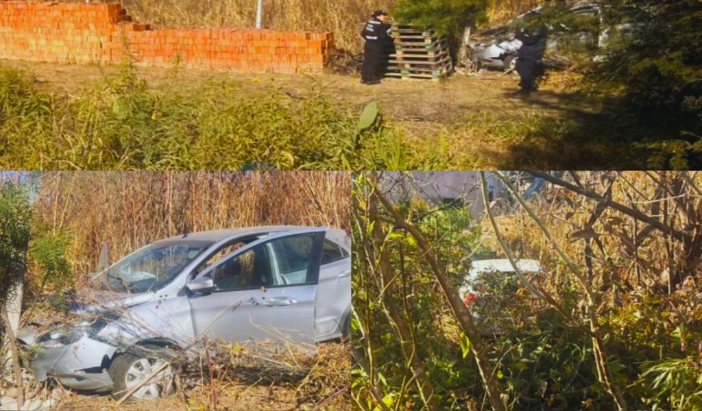 Dramático accidente: Perdió el control y cayó al vacío en la bajada de Grand Bourg