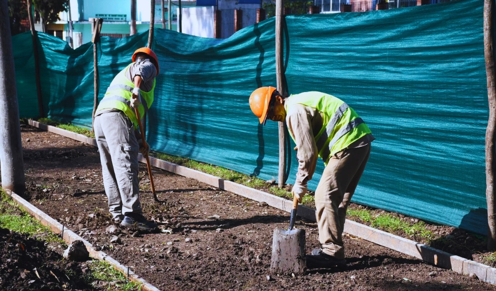 El municipio inició obras de recuperación en el parque 20 de Febrero