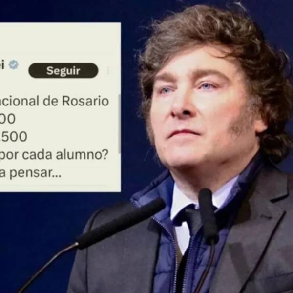 El presidente Milei publicó un posteo con un error matemático y las redes no lo perdonaron