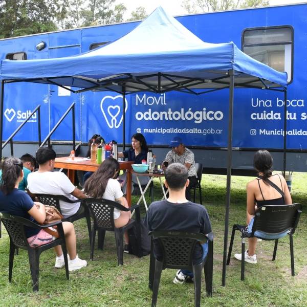 Esta semana el Móvil Odontológico de la Municipalidad de Salta atiende en la UNSa