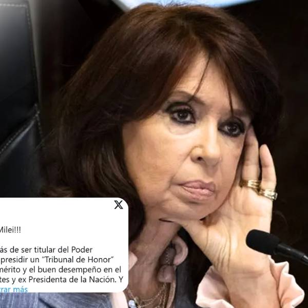 CFK apuntó a Milei: 