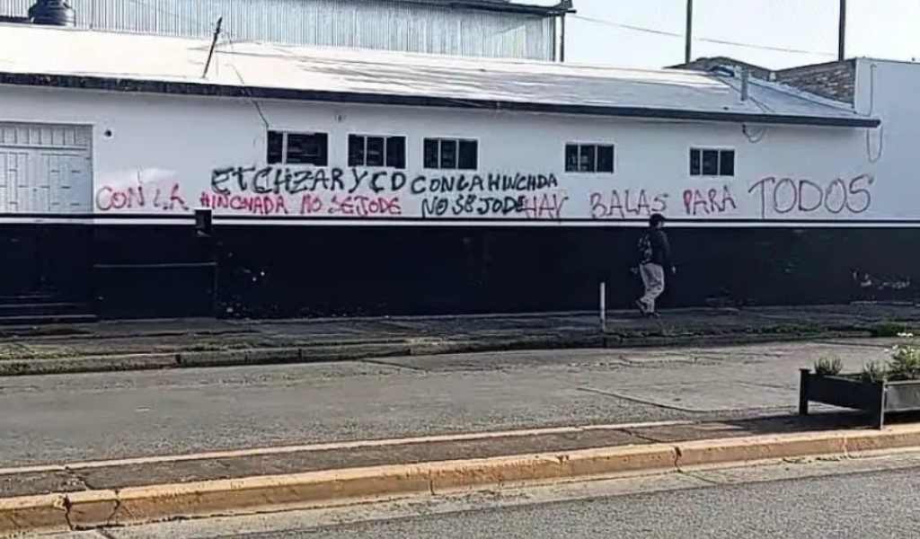 Graves amenazas contra el presidente de Central Norte: "Hay balas apuntando sus casas"