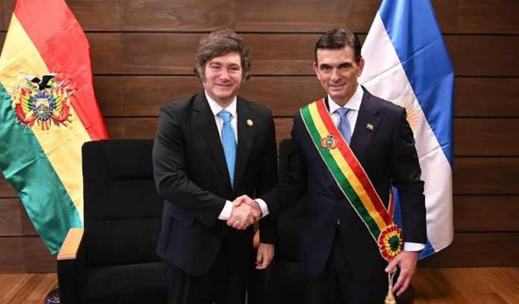 Desde EEUU le piden a Milei que ayude a acercar al nuevo presidente de Bolivia al eje de Trump