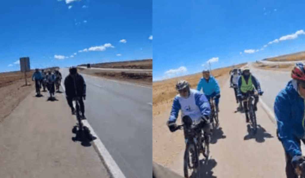 Bicicleteada de Fe: 15 salteños salieron de Perú el 20 de agosto con destino a la Catedral Basílica de Salta. Ya están en Bolivia