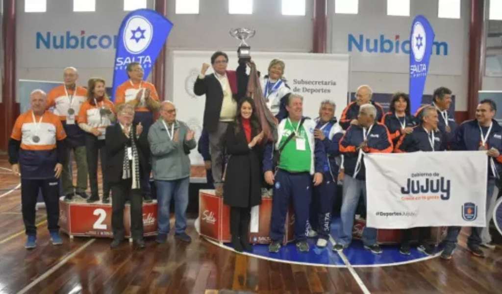 ¡Felicitaciones! En los Juegos Nacionales de Adultos Mayores la delegación salteña ganó 3 medallas doradas