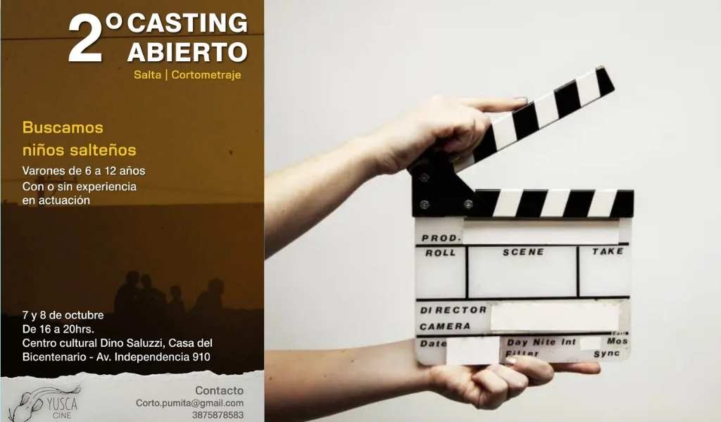 Nuevo casting: buscan niños salteños entre 6 y 12 años para un cortometraje