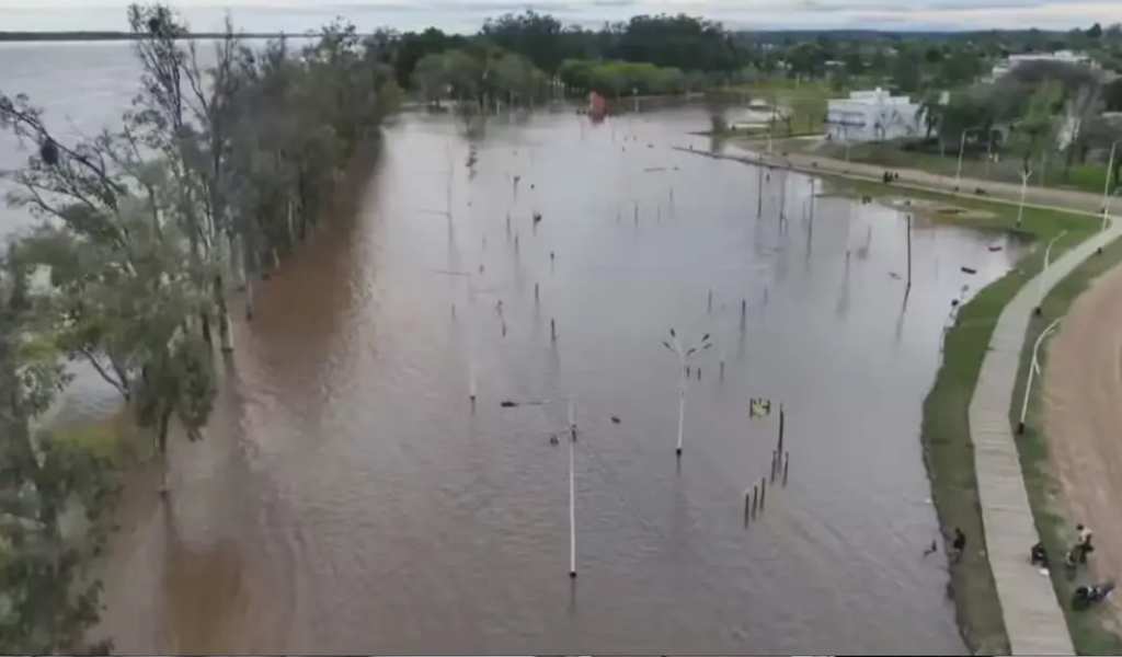 El Litoral sigue siendo castigada por El Niño: inundaciones, calles cortadas y decenas de familias evacuadas