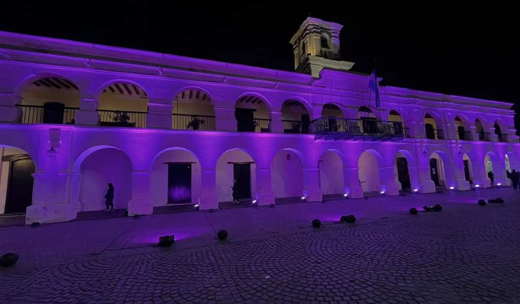 Día Mundial de Lucha contra el Cáncer de Mama: El Cabildo se sumó al Octubre Rosa con una iluminación especial