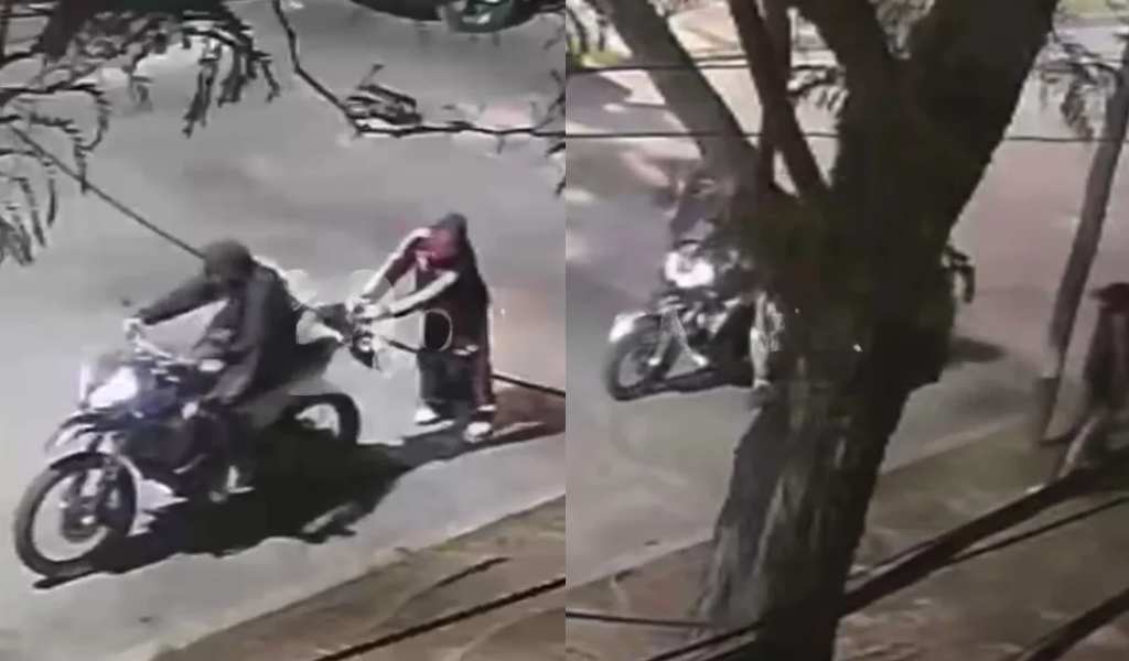 Asaltaron a un chofer de Didi con un cuchillo, pero logró recuperar su moto horas después