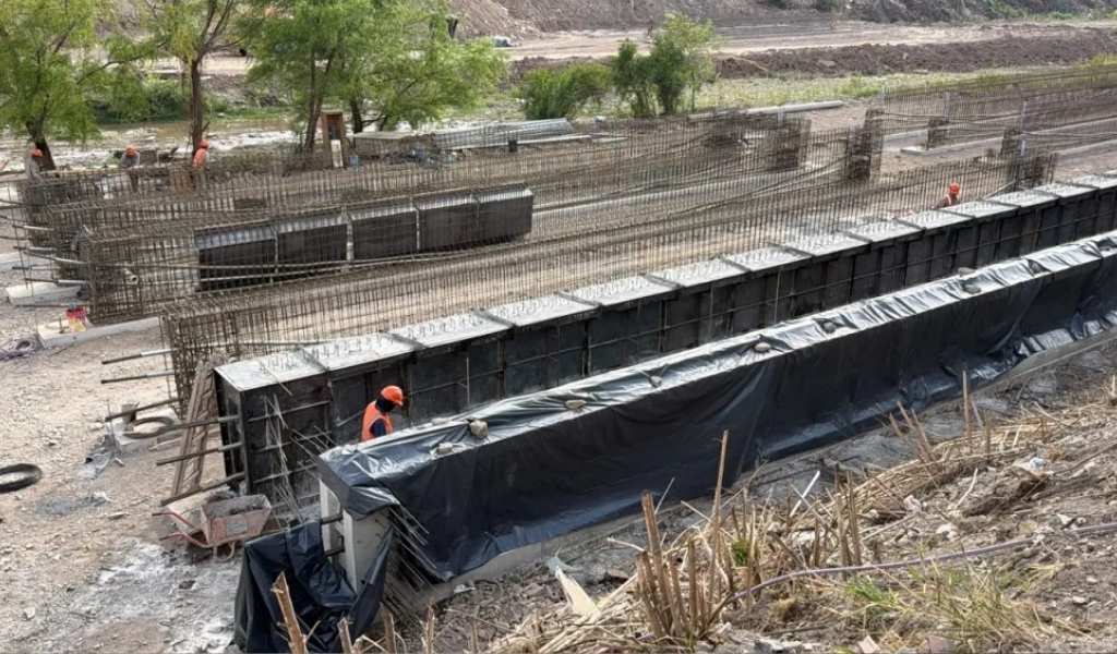 El Municipio avanza a buen ritmo con las obras del nuevo puente de Santa Lucía