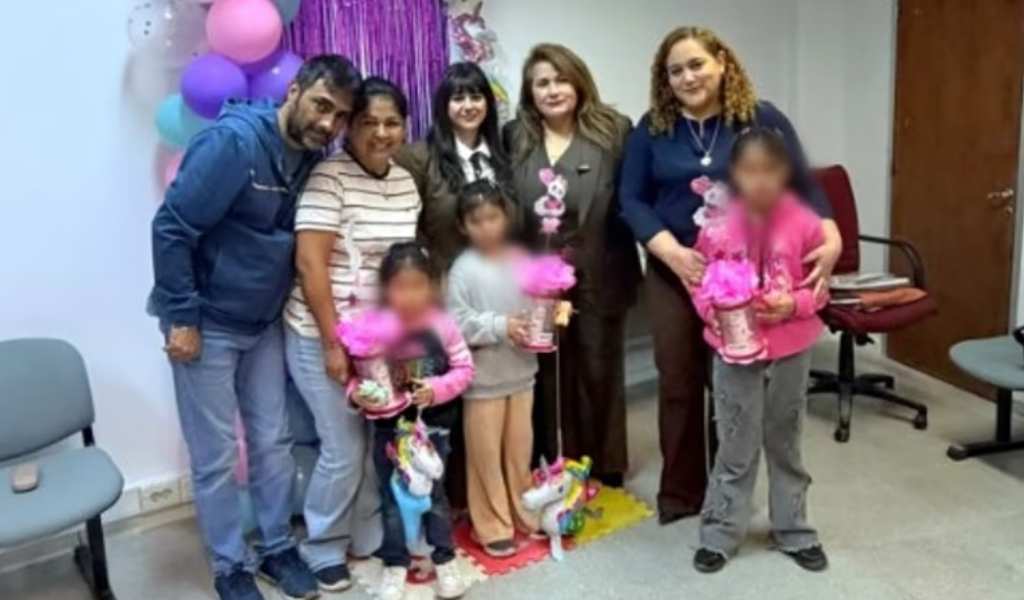 Un final feliz en Tartagal: tres hermanitas cumplieron el sueño de tener un hogar
