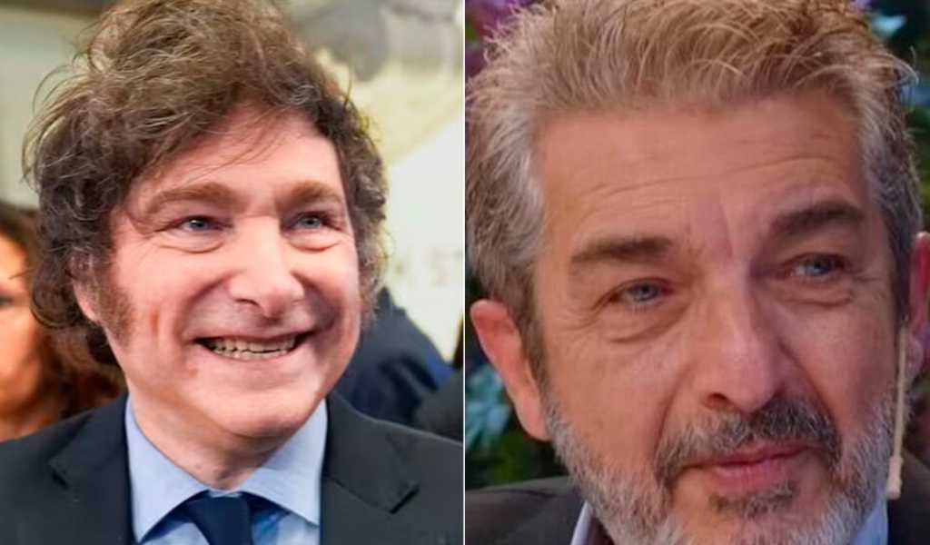 Milei insultó a Ricardo Darín por la polémica de las empanadas: Lo calificó como “Ignorante y operador berreta”
