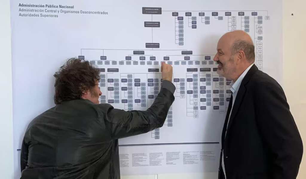 Milei vuelve de su gira con la motosierra afilada: Reactivará decretos para reducir la planta de salud y economía
