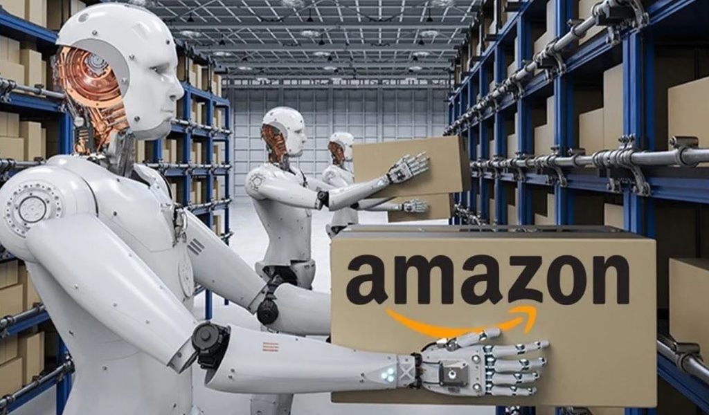 Adiós humanos: Amazon, la compañía de Jeff Besos, ya tiene más empleados robots que personas