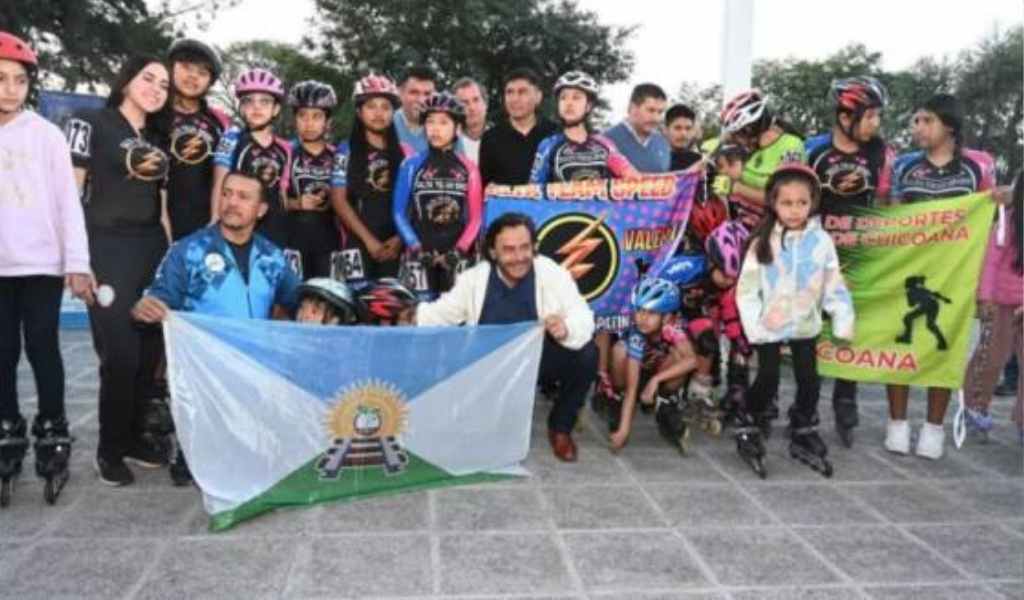 Gustavo Sáenz anunció la construcción de la primera pista de patinaje internacional de Salta