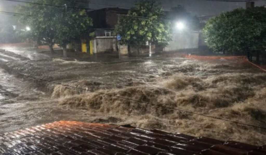 Entre el lunes 9 y el martes 10 de este mes fue el lugar donde más llovió en 24 horas en la Argentina, con un registro de 145 milímetros