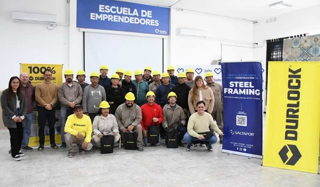 Escuela de Emprendedores: salteños sumaron herramientas para trabajar en construcción en seco