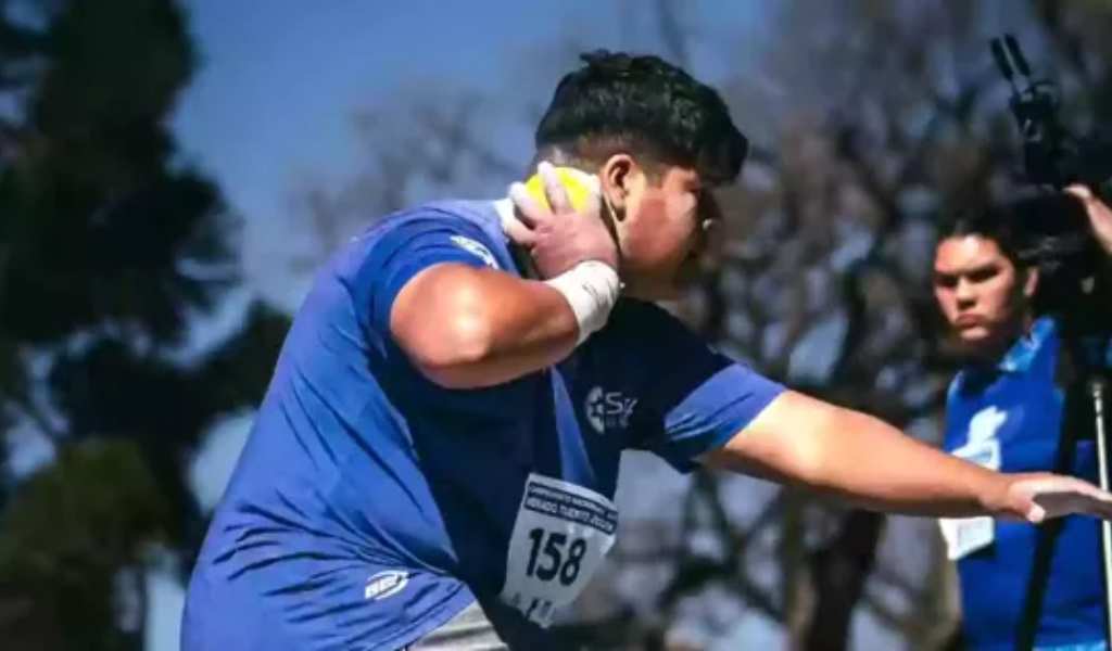 Orgullo salteño: Enrique Guaymás se consagró campeón nacional U18 en lanzamiento de bala