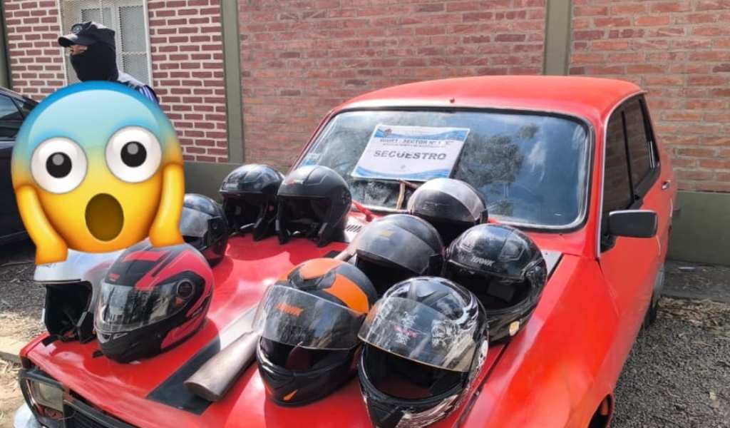 Allanaron dos casas y atraparon al sospechoso que robaba cascos a estudiantes de la UNSA