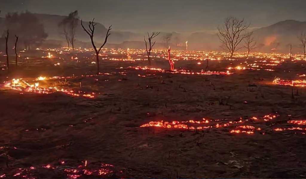 Grave reporte de Defensa Civil: Confirmaron que el incendio en Cafayate ya arrasó cerca de 200 hectáreas de bosque nativo