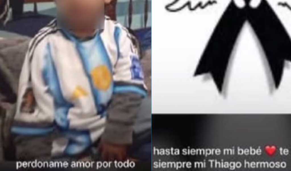 Mientras la Justicia investiga se conoció un mensaje de la madre de Thiago a pocos minutos de su muerte: “Perdoname amor por todo”