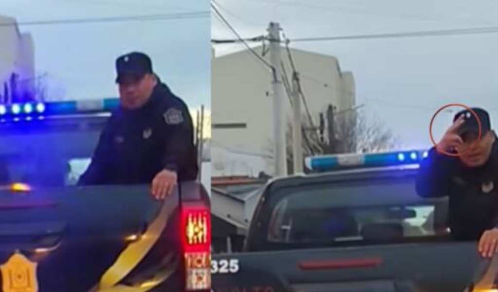 Derechos Humanos recibió la denuncia: Una periodista filmó a un policía salteño mientras maltrataba a un detenido por 3 cuadras