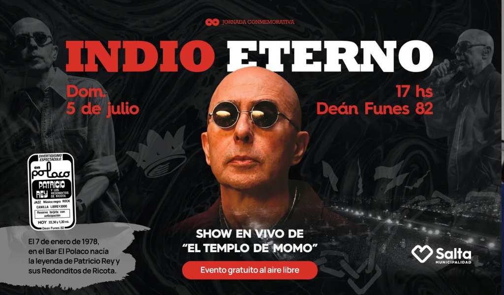 La Ciudad de Salta rendirá homenaje al Indio Solari en el histórico ex Bar El Polaco