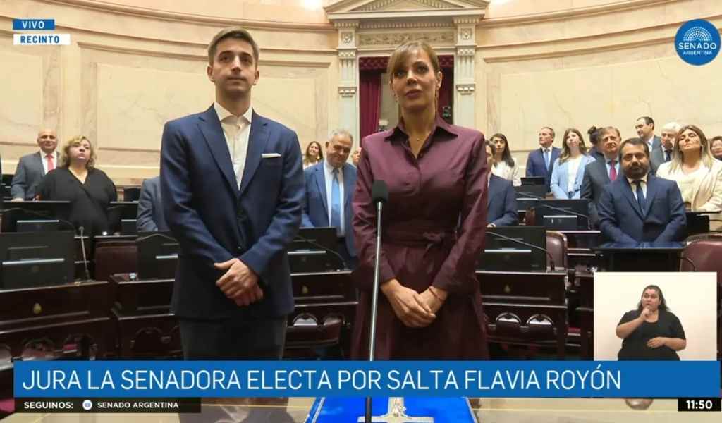 Flavia Royón asumió en el Senado: "El rol del Congreso va a ser fundamental para rediscutir lo que el presidente quiere mandar"