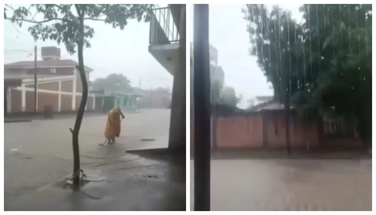 Una fuerte tormenta provocó anegamientos, calles intransitables y daños en varias localidades del norte salteño