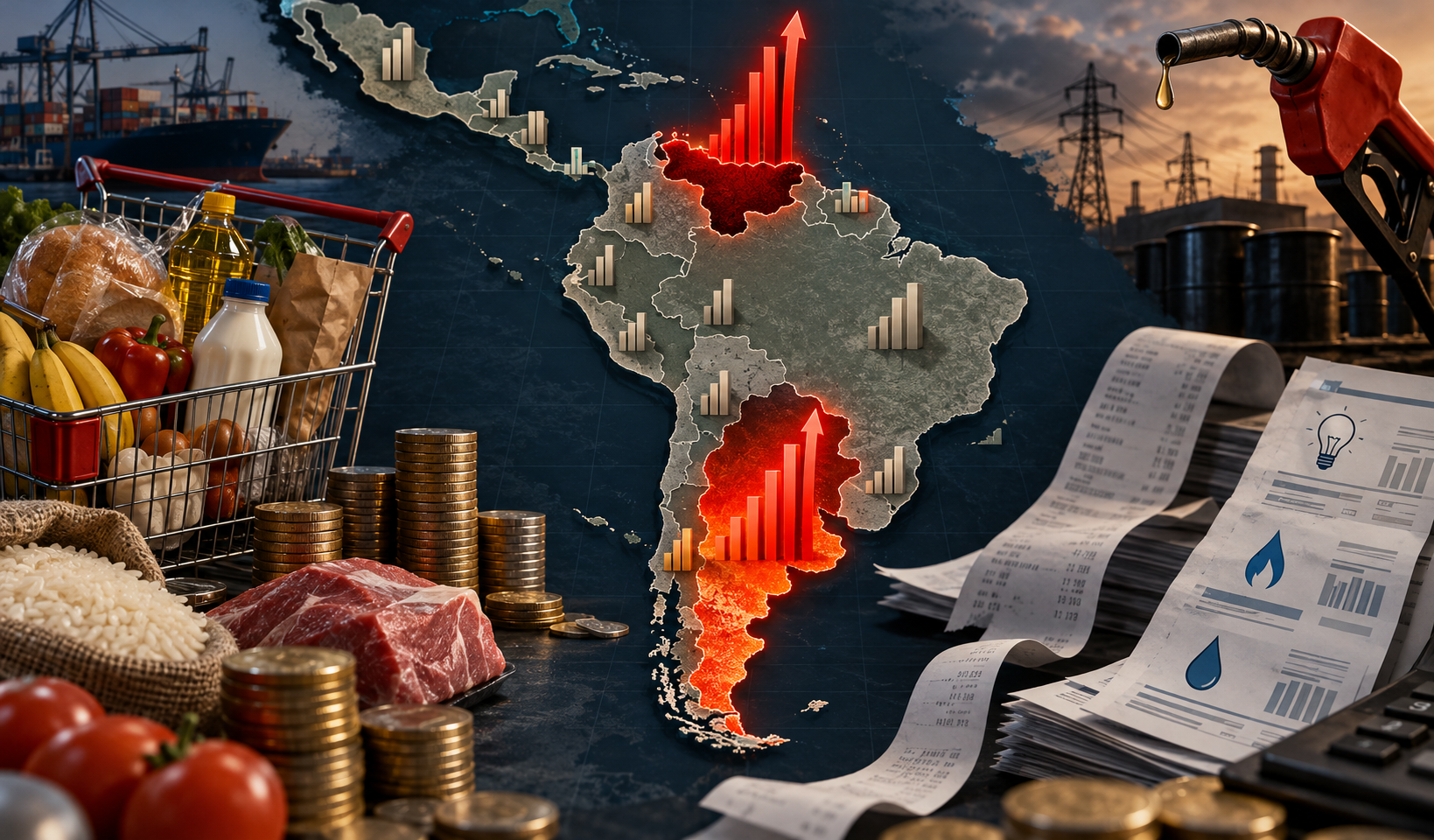 Ranking de inflación en América Latina: Argentina ocupa el segundo lugar detrás de Venezuela