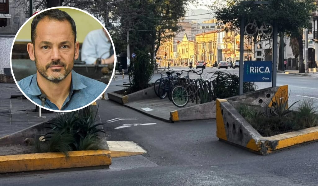 El intendente Emiliano Durand aclaró que los estacionamientos de bicicletas de Avenida Belgrano serán trasladados