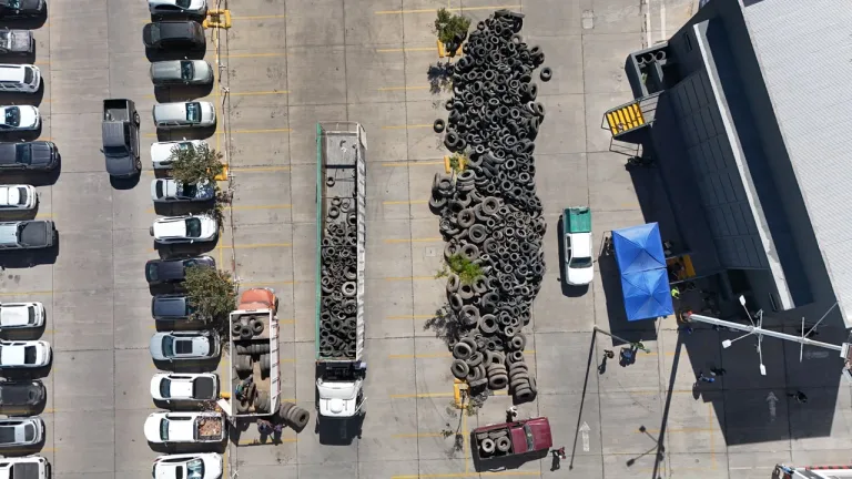 Con el Neumatón el municipio logró recolectar 2.200 toneladas de neumatícos en desuso para reciclar