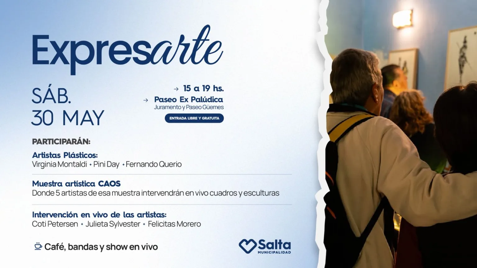 No te lo pierdas: “Expresarte” regresa con una nueva edición y propuestas artísticas imperdibles en el Paseo Ex Palúdica
