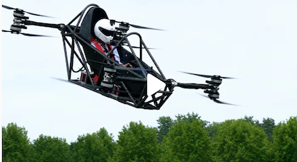 Del sueño de volar a un prototipo real: El Atol Mamba es un dron tripulado creado por estudiantes argentinos