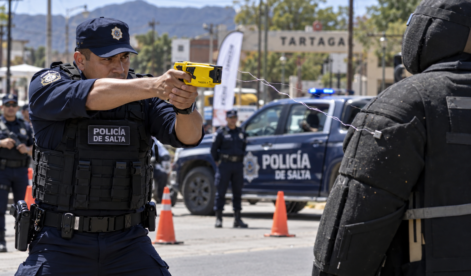 Luego del suceso de Tartagal los policías usarán pistola taser