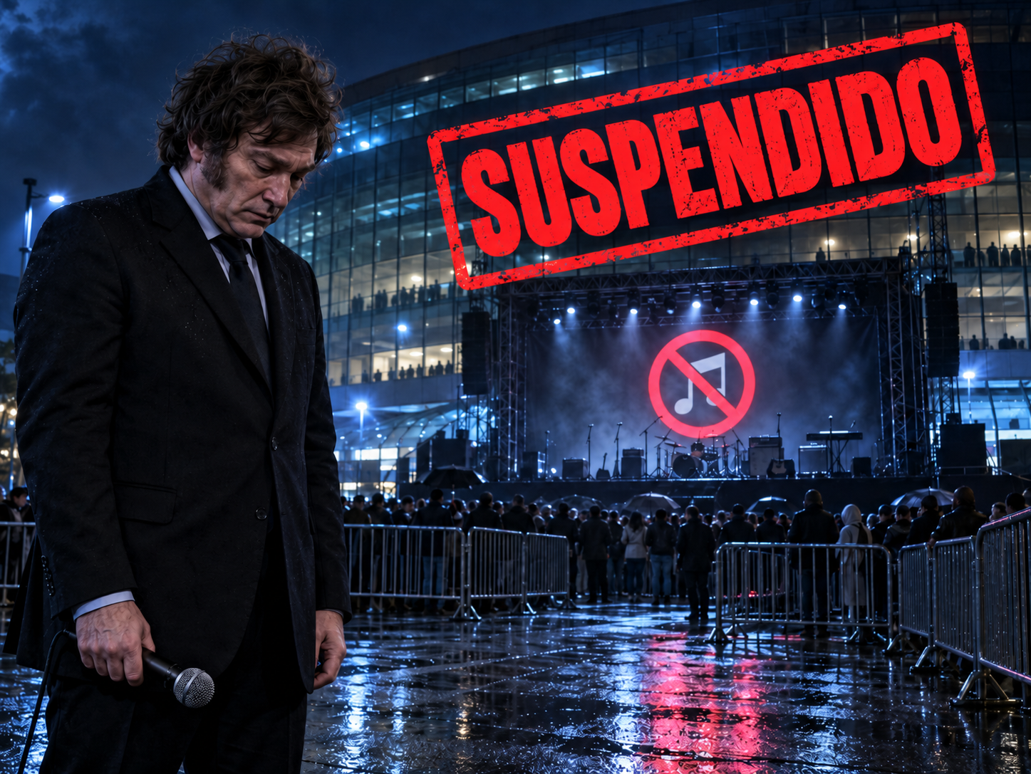 Con la inflación mayorista en 3,2%, Milei postergó el show anunciado para el Movistar Arena