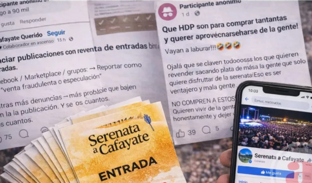 Serenata a Cafayate: Desde la organización señalaron que las entradas compradas mediante reventa perderán validez