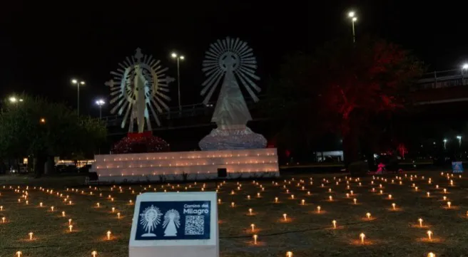 Homenaje a los peregrinos del Milagro: La rotonda de Limache se iluminará este domingo para recibir a los fieles