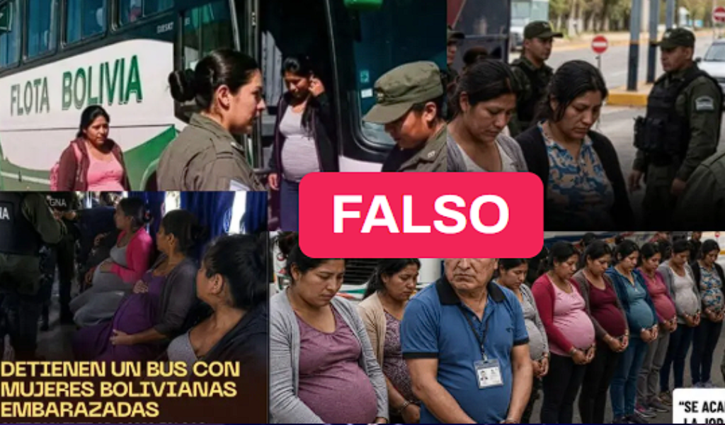 Gendarmería desmiente operativo en Salta: el micro con embarazadas de Bolivia resultó ser una farsa creada con IA