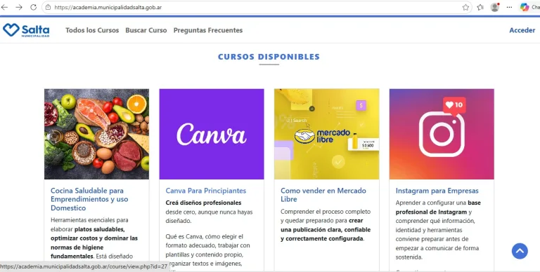 Aprendé a tu ritmo y gratis: La Municipalidad de Salta lanza su nueva Academia Virtual