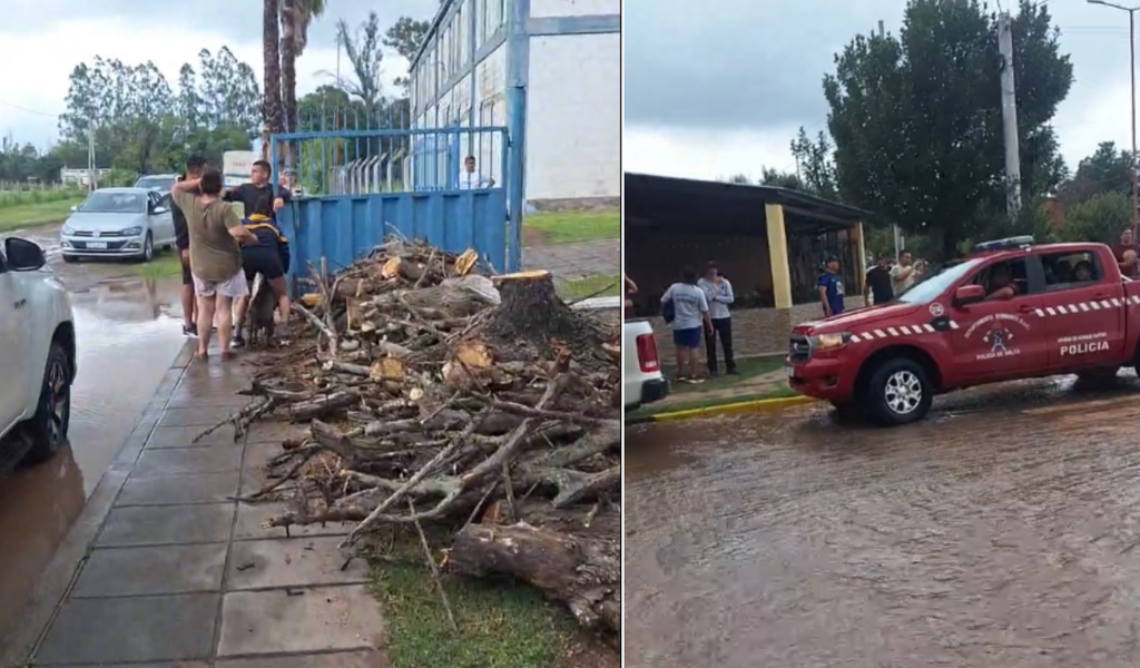 La situación de El galpón es grave: Más de 150 personas fueron evacuadas tras el temporal