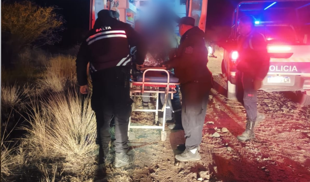 En Cafayate rescataron a un abuelito de 85 años que se encontraba extraviado en inmediaciones del paraje El Divisadero.