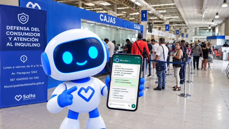Muni Bot: Desde este 1 de octubre podés hacer tus gestiones en la Municipalidad de Salta por Whatsapp