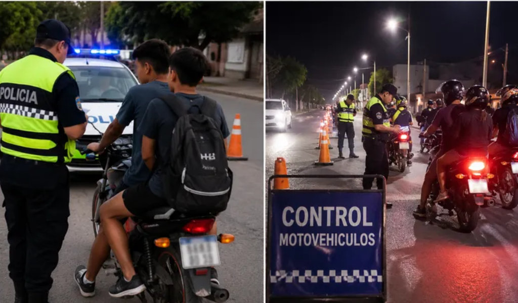 Seguridad Vial de Salta alerta que niños de 10 años van a la escuela en motocicletas