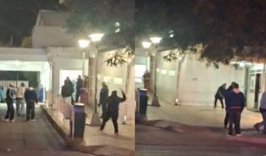 El robo de una moto desencadenó una violenta pelea entre dos grupos en la puerta de la guardia del San Bernardo