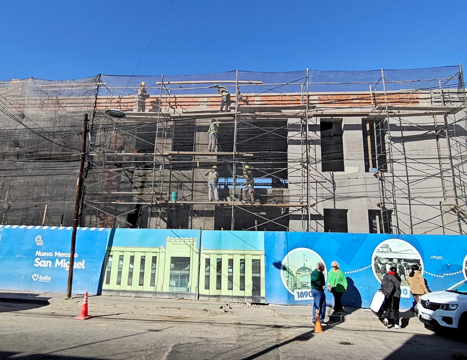 Desde este lunes 27 el Mercado San Miguel atenderá en un nuevo anexo mientras avanza su reconstruccion